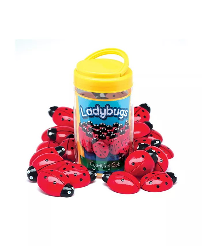 Yellow Door Ladybugs Counting Set， Pack of 22 - Mycitystee