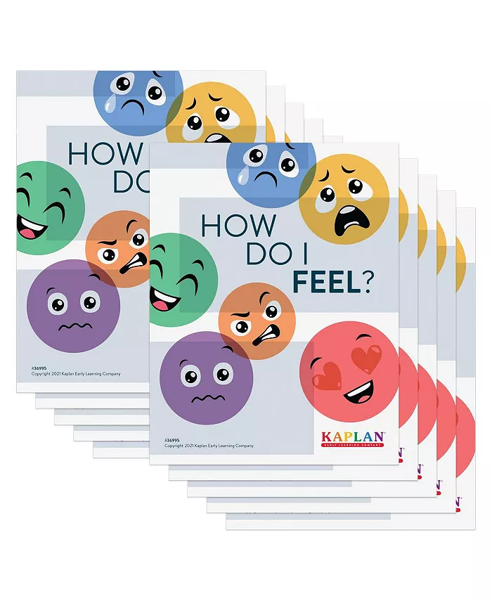 Kaplan Early Learning How Do I Feel Journals - Set of 10 - Mycitystee