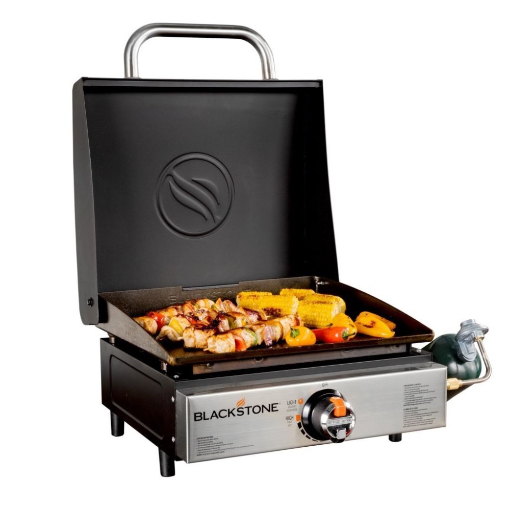 17 In. Tabletop Griddle with Hood - Mycitystee
