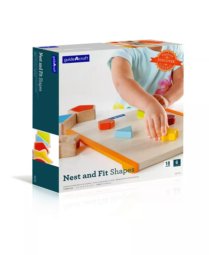 Guidecraft， Inc Guidecraft Nest and Fit Shapes - Mycitystee