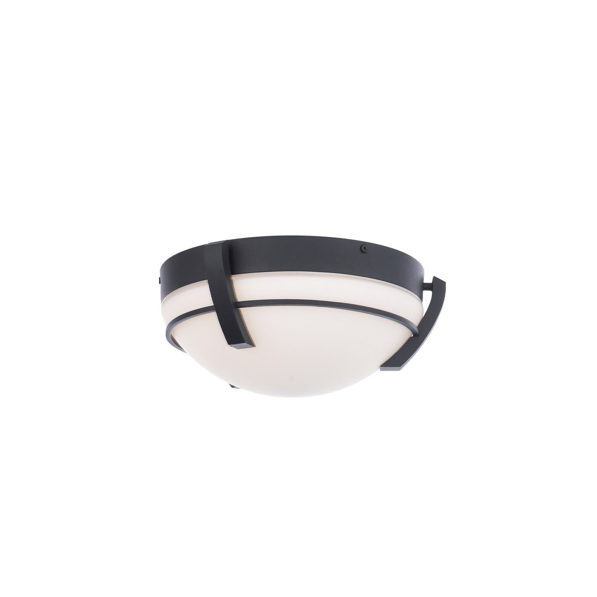 Bradbury 16in LED Flush Mount 3-CCT 3000K-3500K-4000K in Black - 16 - Mycitystee