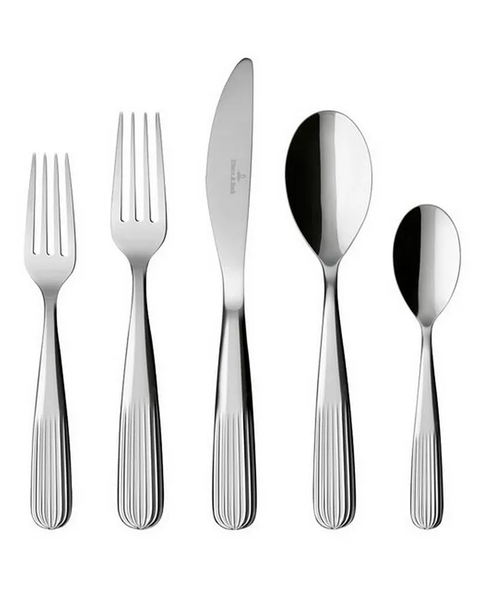 Villeroy Boch Rose Garden 40 Piece Flatware Set， Service for 8 - Mycitystee