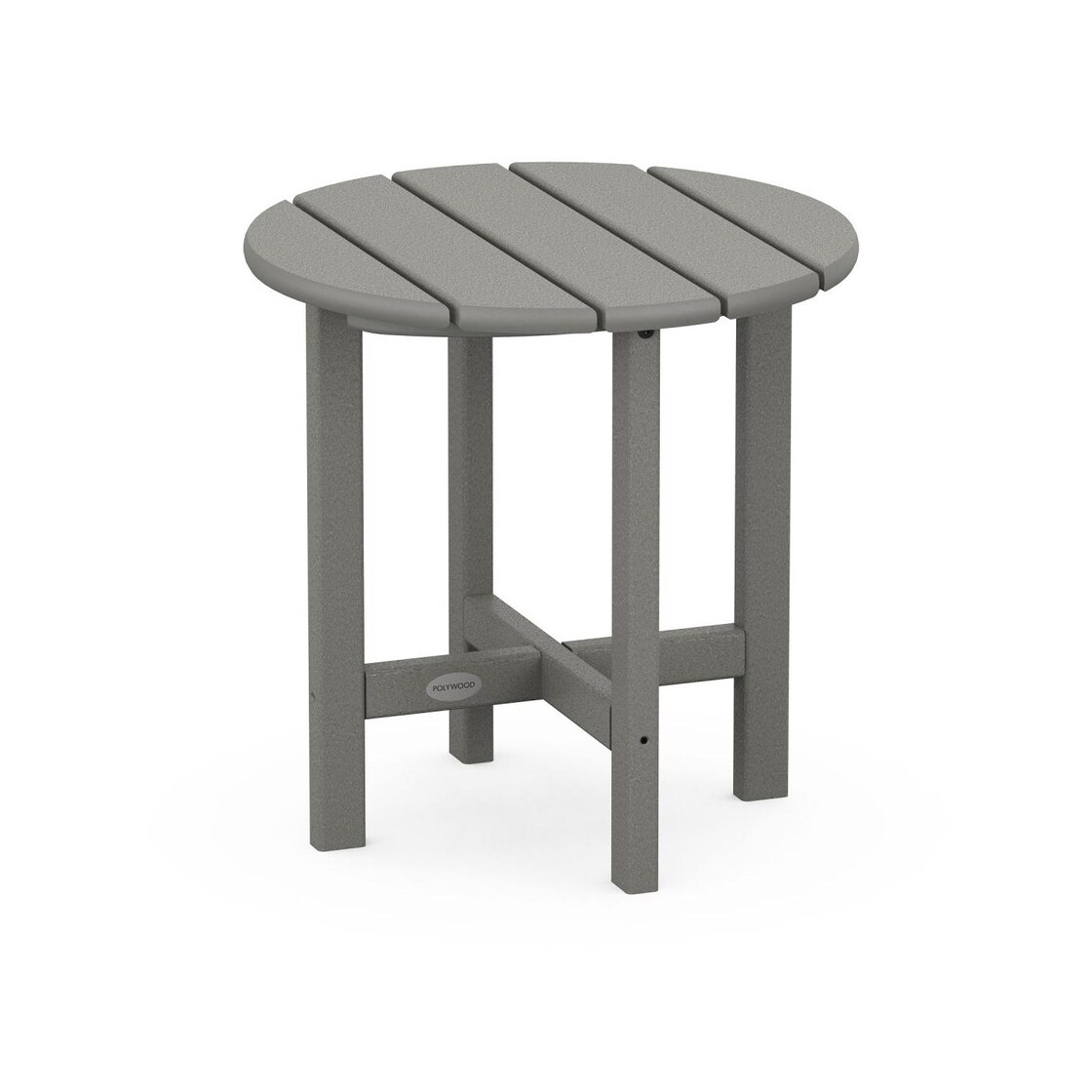 POLYWOOD 18-Inch Round Side Table - Mycitystee