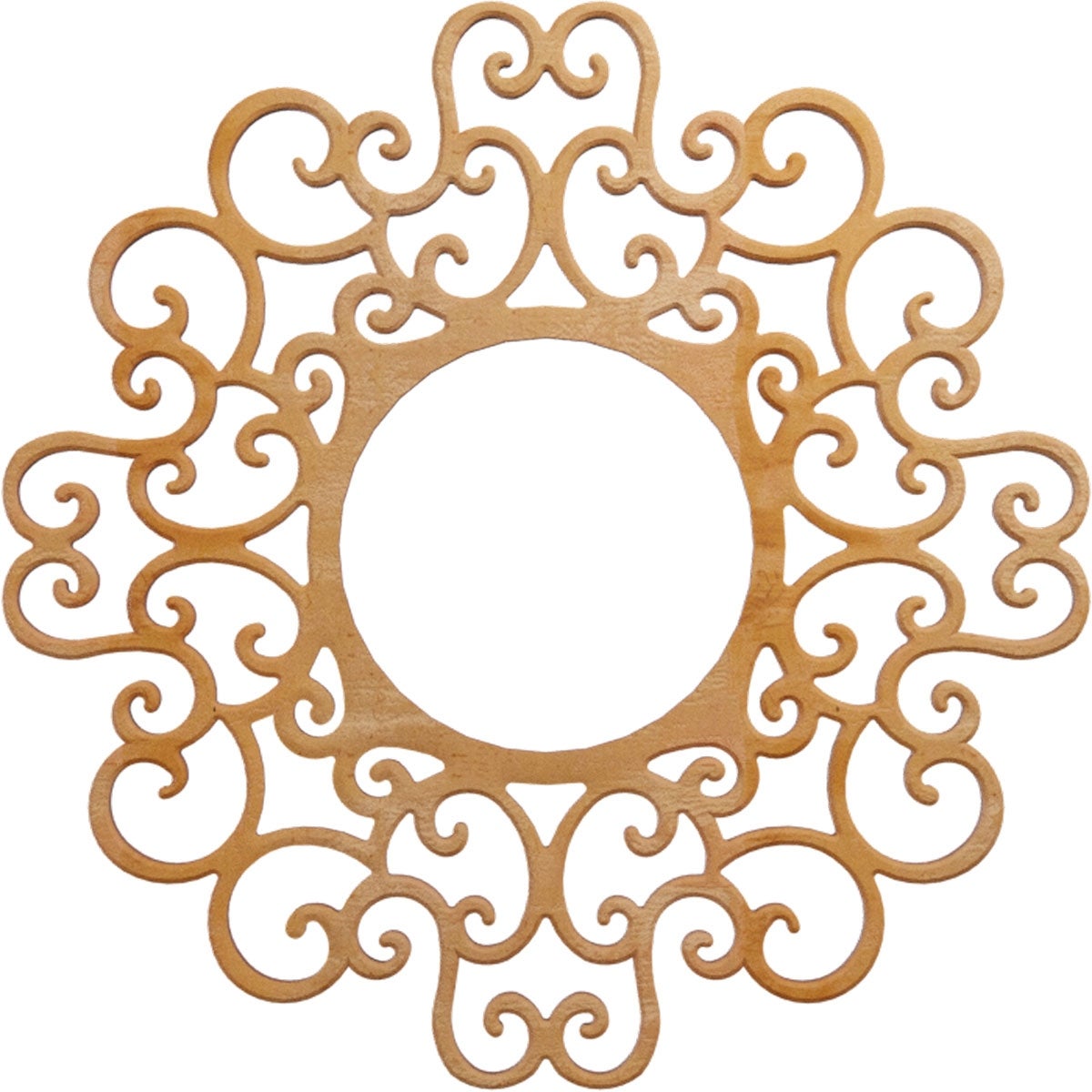 Reims Wood Fretwork Pierced Ceiling Medallion - Mycitystee