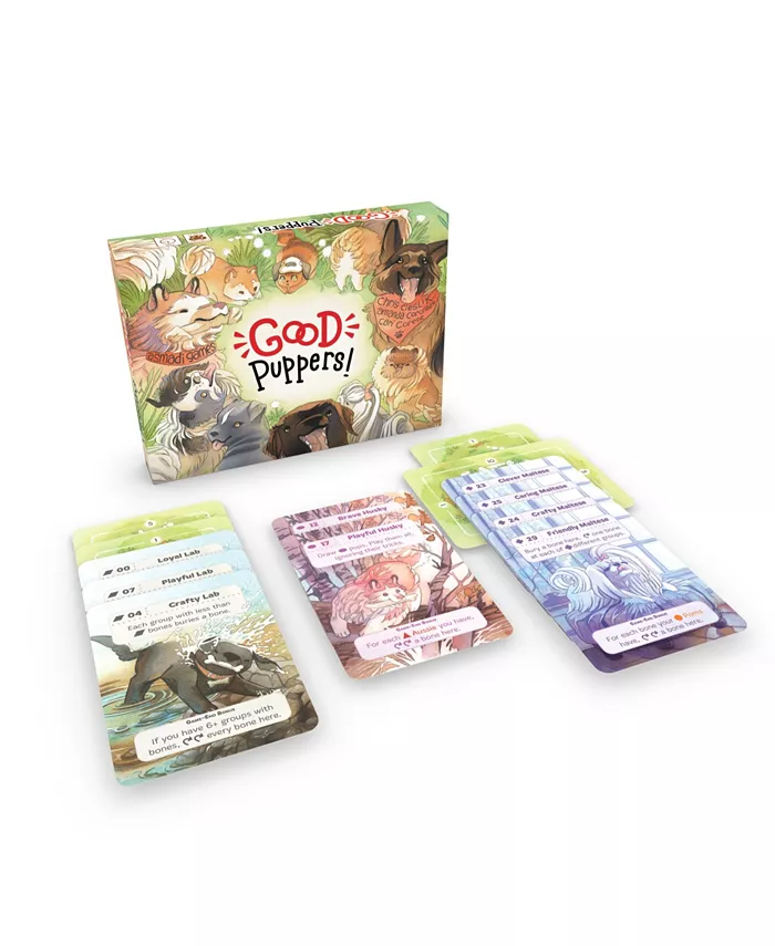 Curious Minds Good Puppers Children's Card Game， 50 Piece - Mycitystee