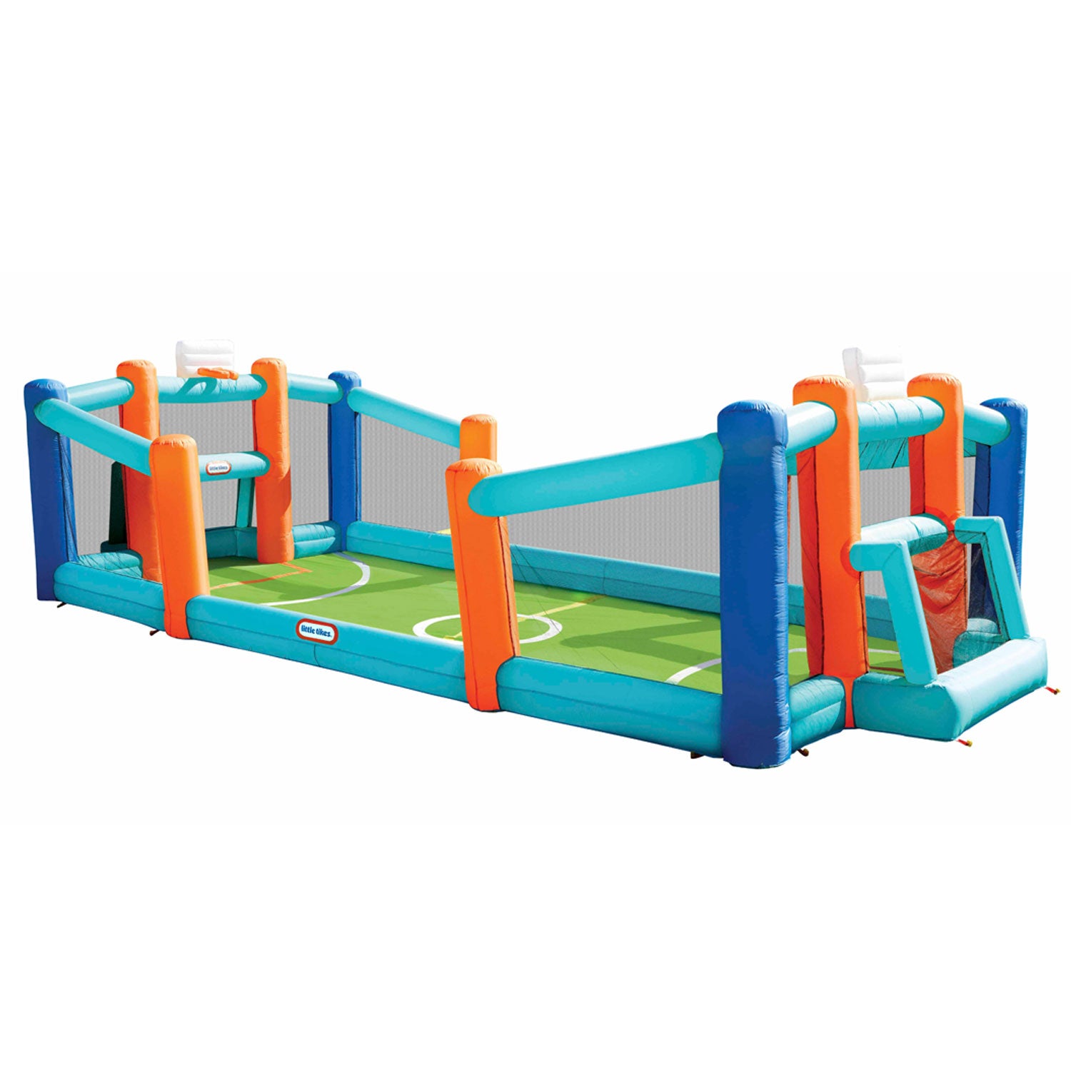 Huge Backyard Soccer & Basketball Court - Mycitystee