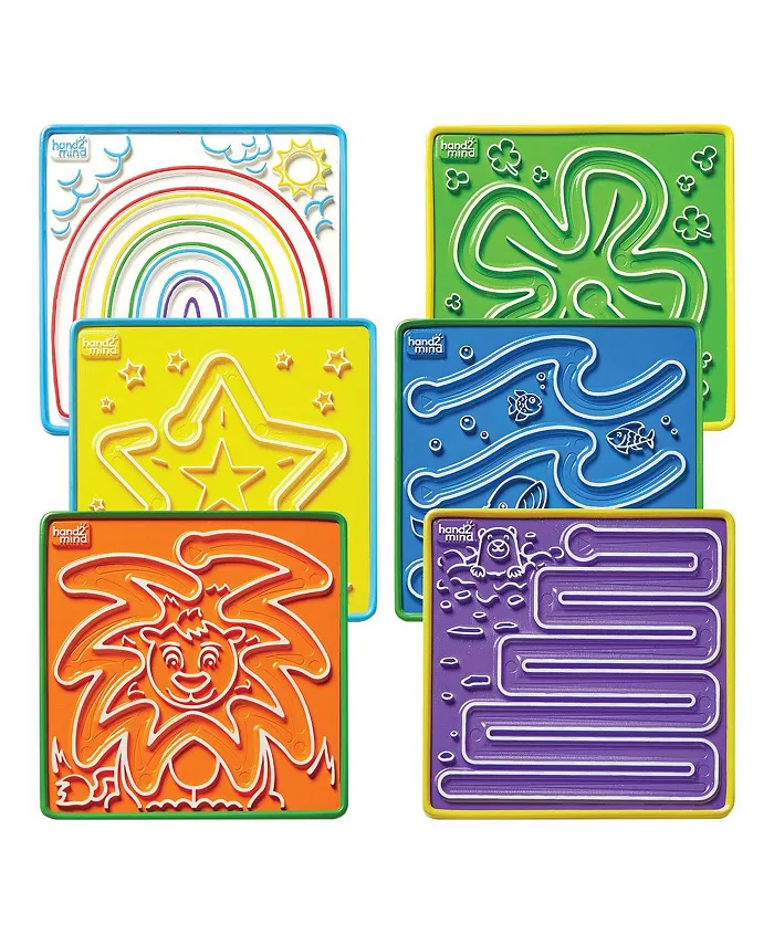 Kaplan Early Learning Hand2Mind Mindful Mazes - 6 Double-Sided Boards - Mycitystee