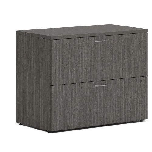 HON Mod Slate Teak Laminate Desk Component (LLF3620L2LS1) - Mycitystee
