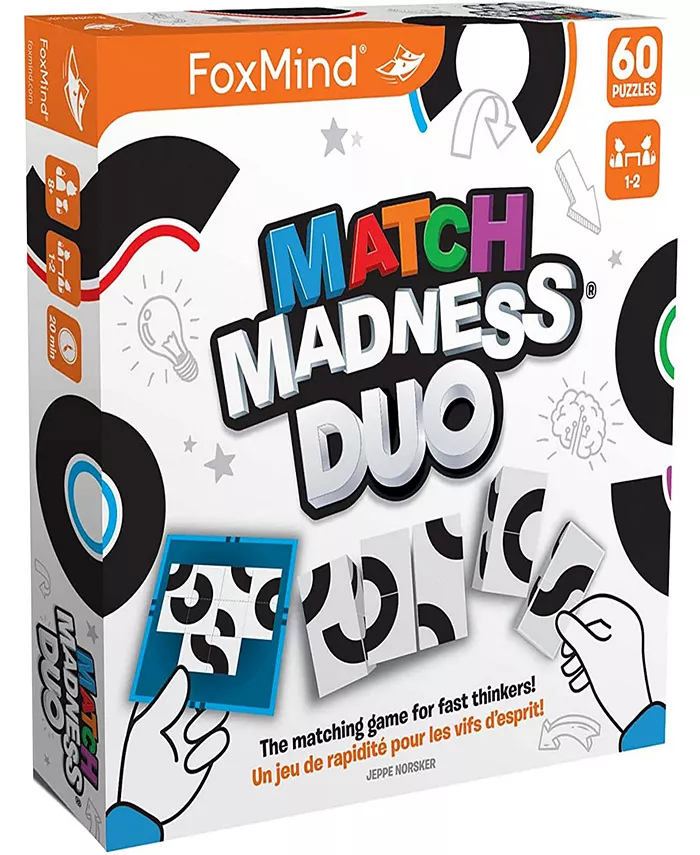FoxMind Games Match Madness Duo Matching Game - Mycitystee