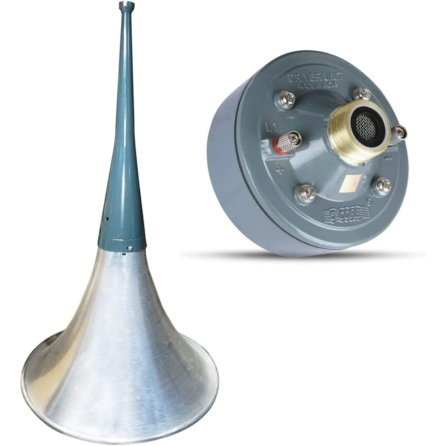 5 Core Indoor Outdoor PA Horn Speaker, Long Range Horn 22 Inch & Driver Unit 60W RMS - Mycitystee