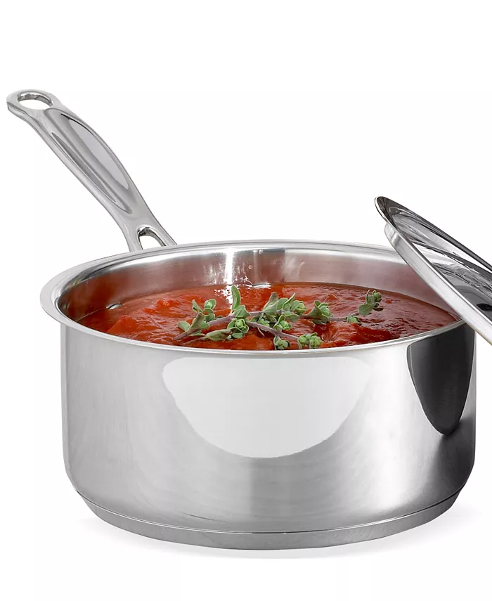 Cuisinart Chef's Classic Stainless Steel 1.5 Qt. Covered Saucepan - Mycitystee
