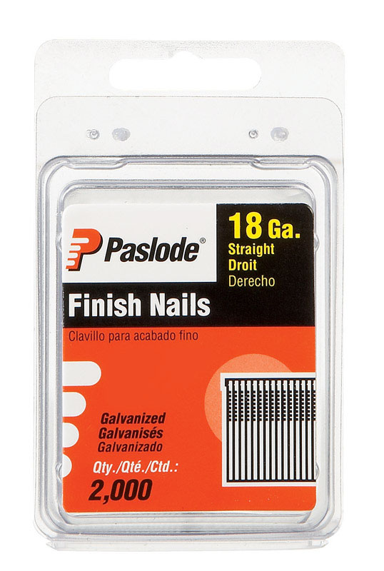 Paslode 1-1/4 in. 18 Ga. Straight Strip Galvanized Brad Nails 2，000 pk - Mycitystee