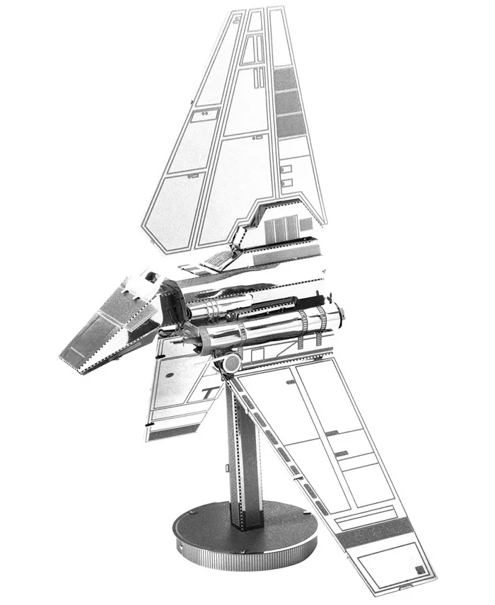 Fascinations Metal Earth 3D Metal Model Kit - Star Wars Imperial Shuttle - Mycitystee