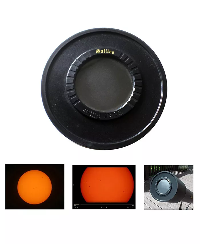 Galileo Solar Filter Cap for 80mm and 90mm Reflector Telescopes - Mycitystee