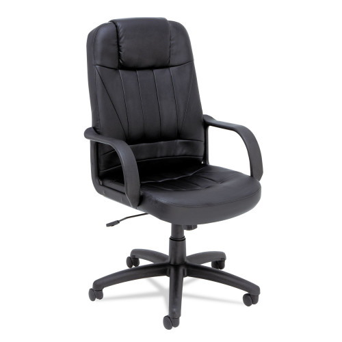 Alera Sparis Executive High-Back Swivel/Tilt Bonded Leather Chair， Supports Up to 275 lb， 18.11