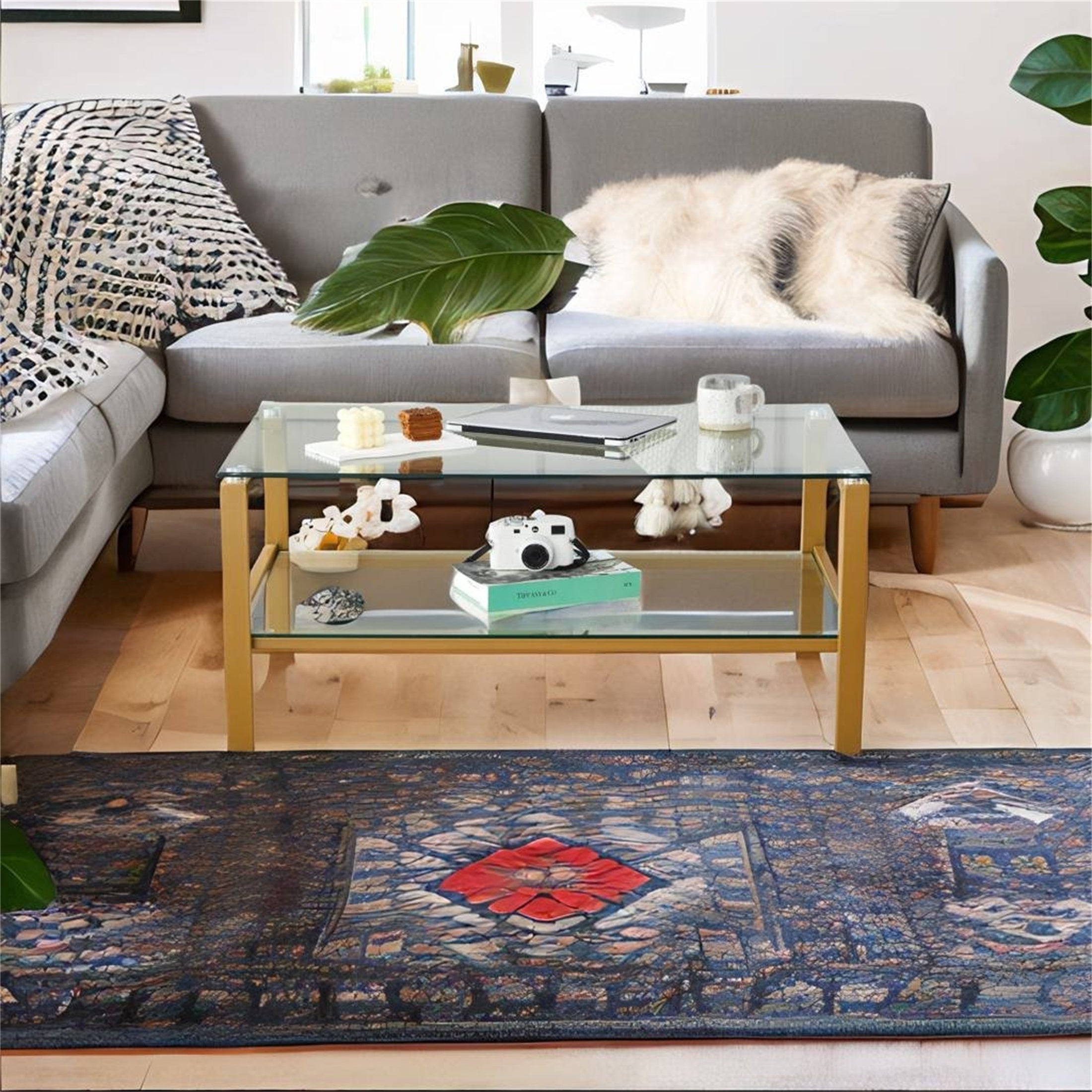 Clear Glass Clear Coffee Table - Mycitystee