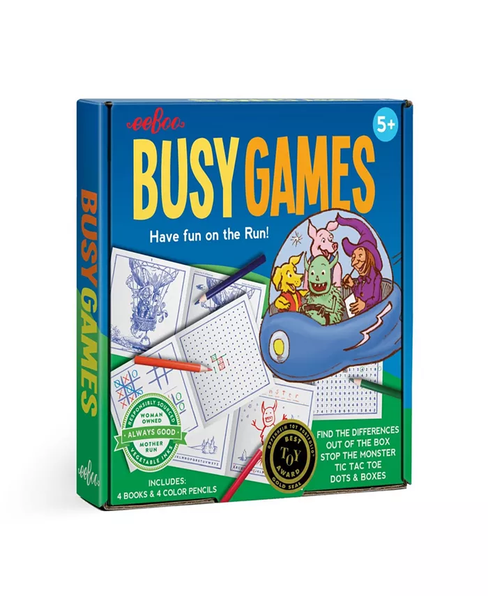 Eeboo Busy Game Travel 9 Piece Set - Mycitystee