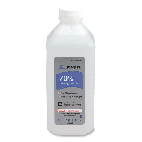 PhysiciansCare First Aid Kit Rubbing Alcohol， Isopropyl Alcohol， 16 oz Bottle (M313) - Mycitystee