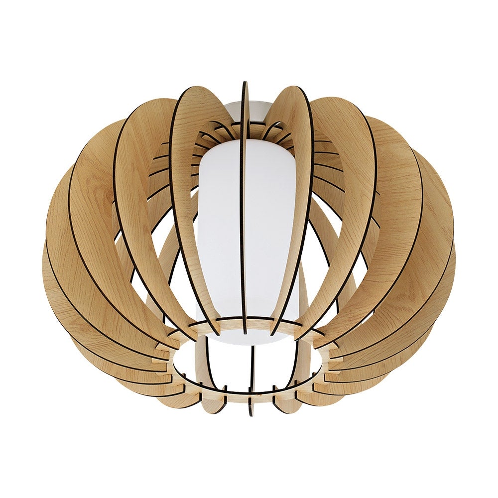 Eglo Lighting Stellato Ceiling Light with Maple Wood Finish - Mycitystee