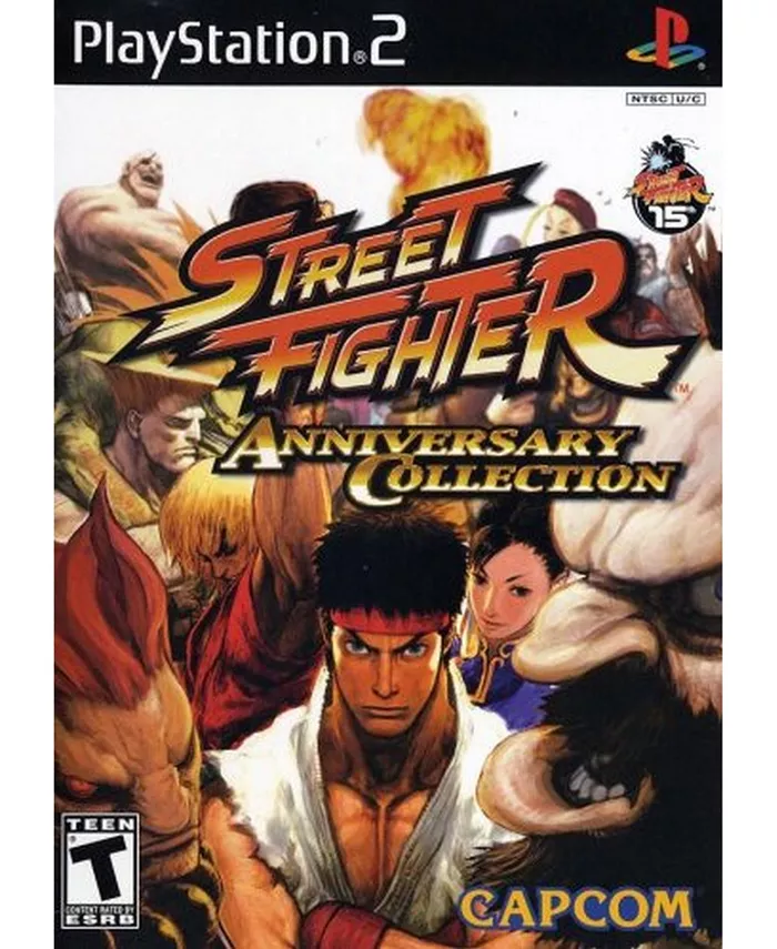 CAPCOM Street Fighter Anniversary Collection - PlayStation 2 - Mycitystee