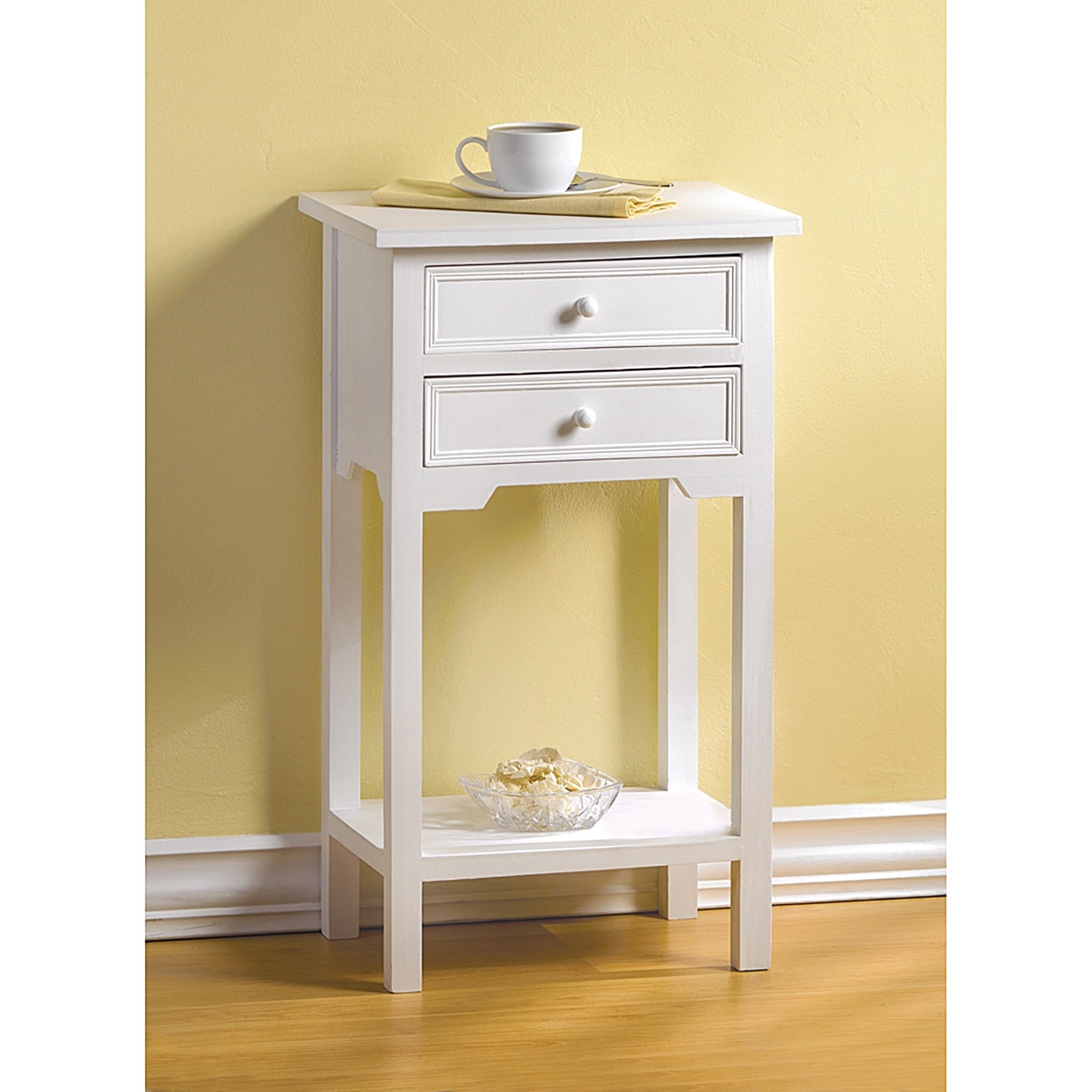 Cosmos White Accent Table - Mycitystee