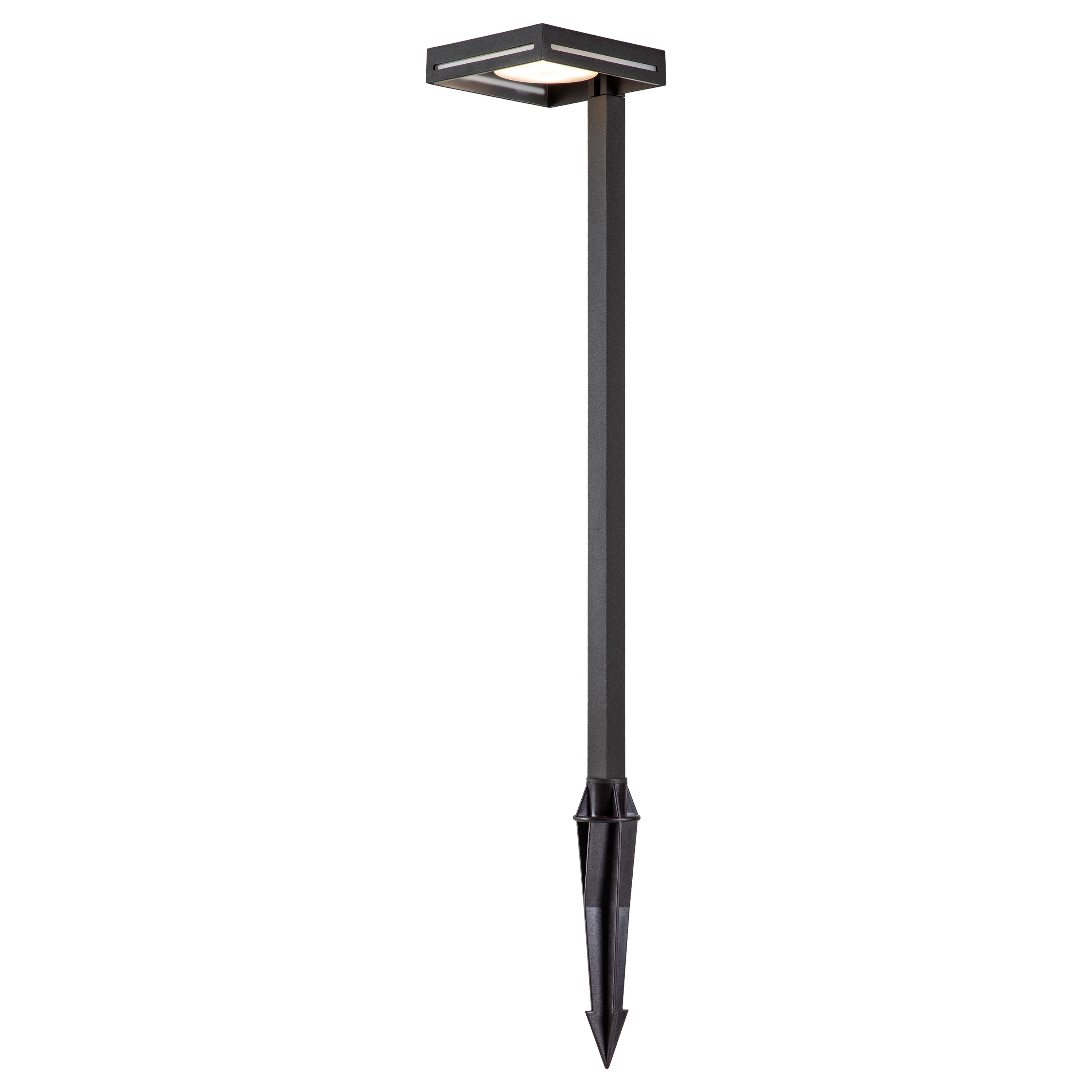 1-Light Sand Brown Finish Aluminum Low Voltage Outdoor LED Path Light - Mycitystee