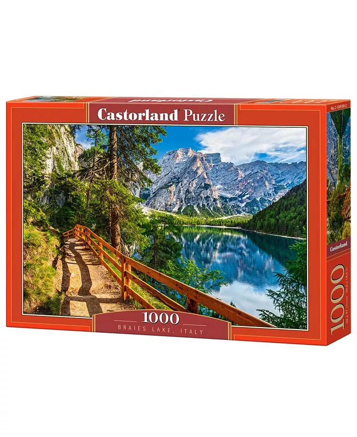 Castorland Braies Lake， Italy Jigsaw Puzzle Set， 1000 Piece - Mycitystee