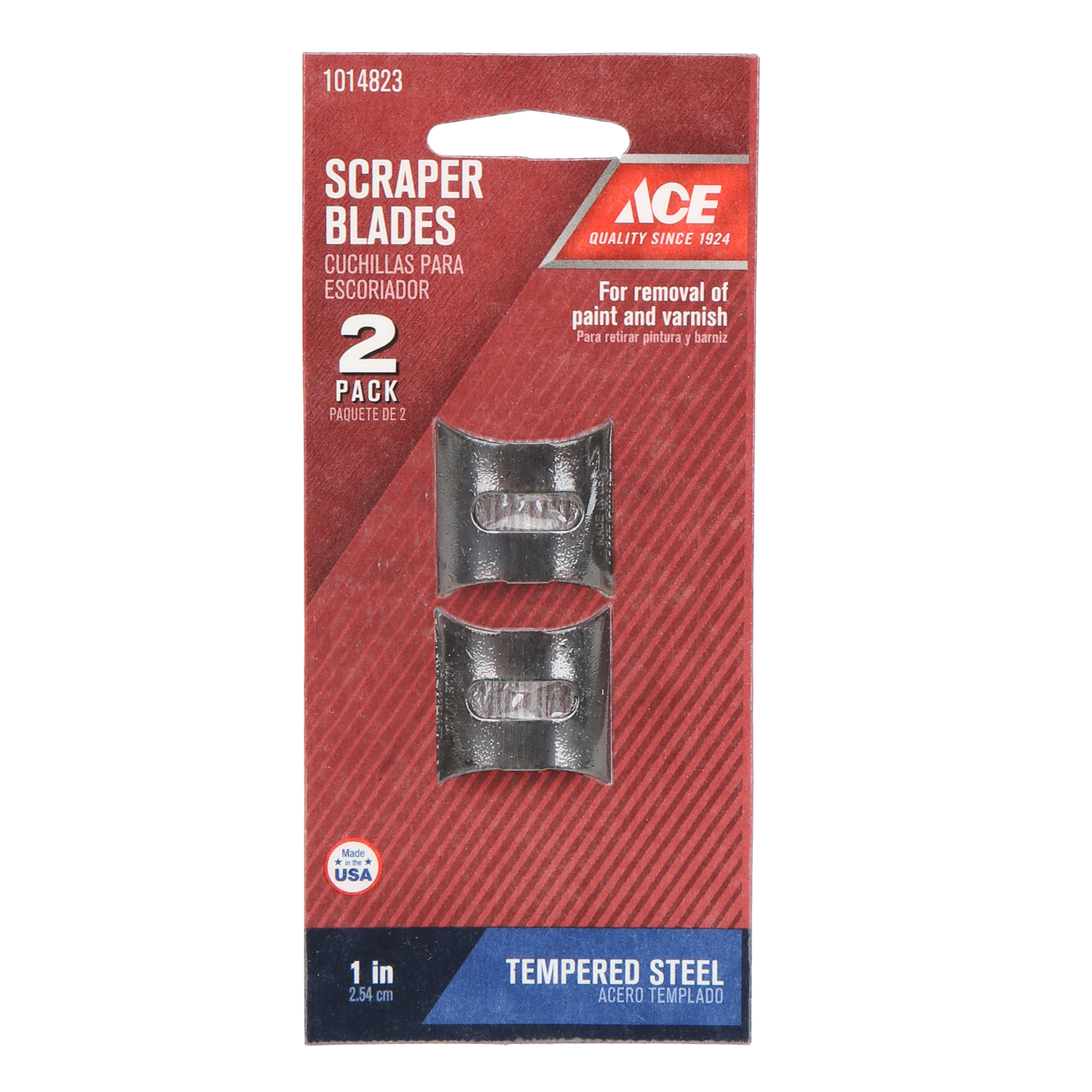 Ace 1 in. W High Carbon Steel Double Edge Paint Remover Replacement Blades - Mycitystee