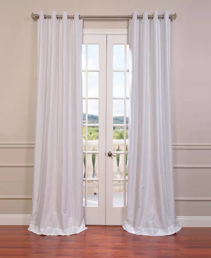 Exclusive Fabrics Furnishings Vintage Blackout GrommetTextured Panels - Mycitystee