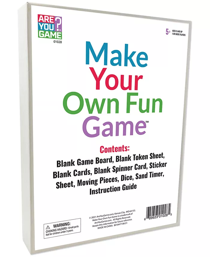 Areyougame Make Your Own Fun Game Set， 64 Piece - Mycitystee