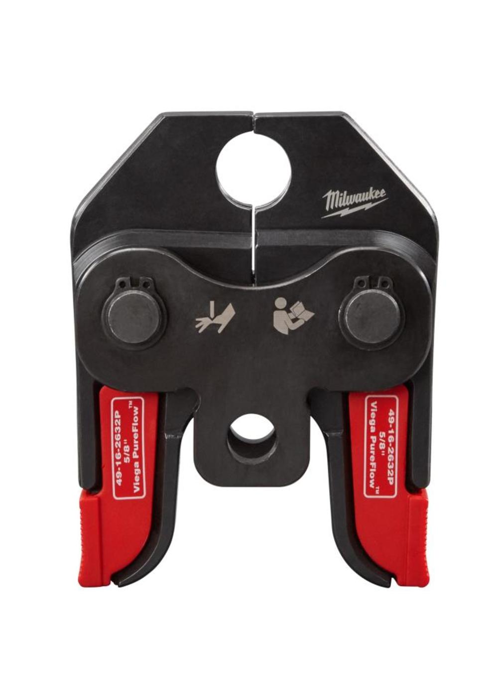 Milwaukee M18 5/8 in. Viega PureFlow Jaw for M18 Short Throw Press Tool 49-16-2632P from Milwaukee - Mycitystee