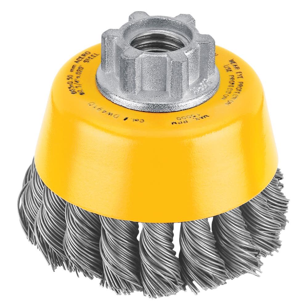 3-in x 5/8 to 11-in Cup BrushKnotted - Mycitystee
