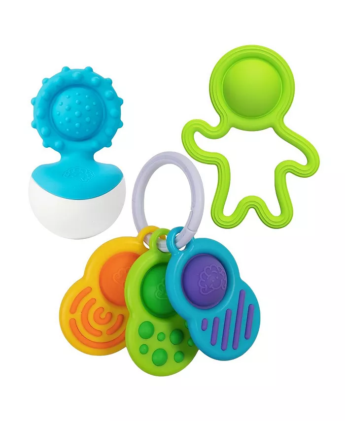 Kaplan Early Learning Fat Brain Toys Infant Dimpl Set - Set of 3 - Mycitystee