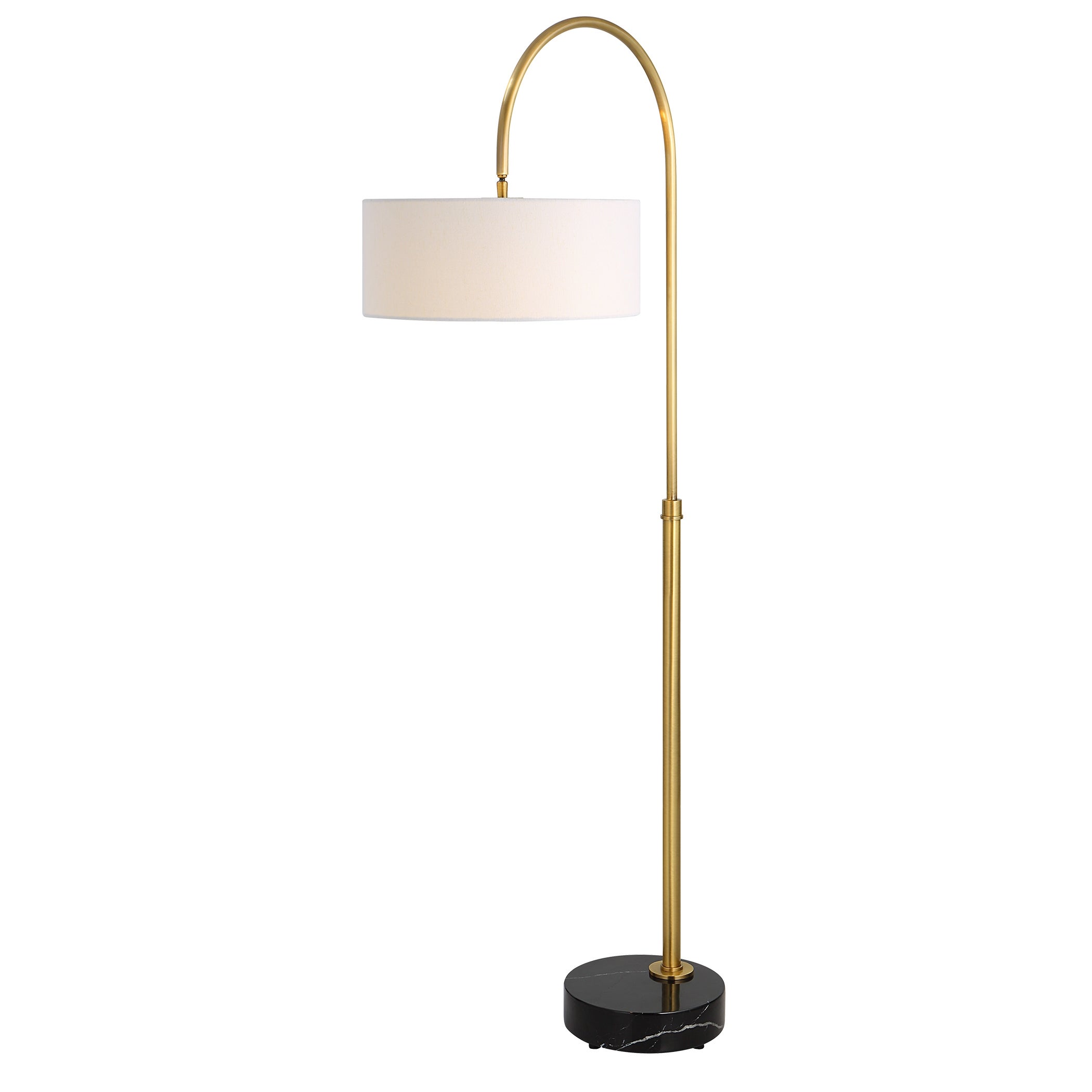 Uttermost Huxford Brass Arch Floor Lamp - 27