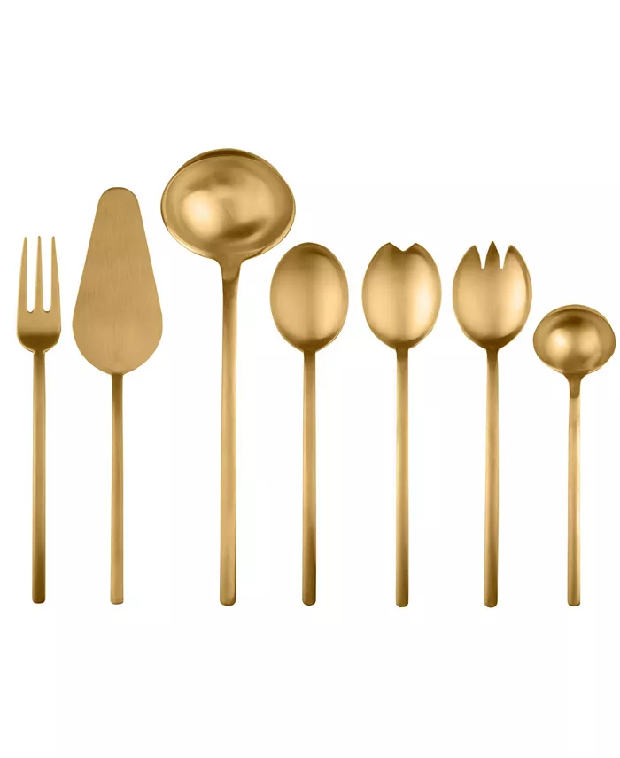 Mepra Due Ice Oro Serving Set， 7 Piece - Mycitystee