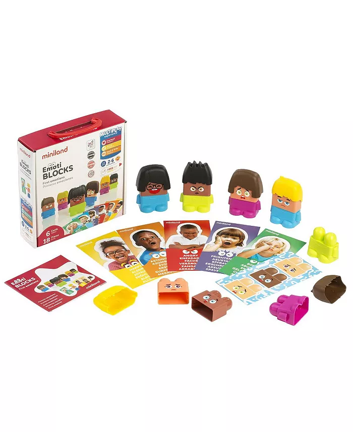 MINILAND Emotiblocks - Interchangeable Pieces for Social and Emotional Learning - Mycitystee