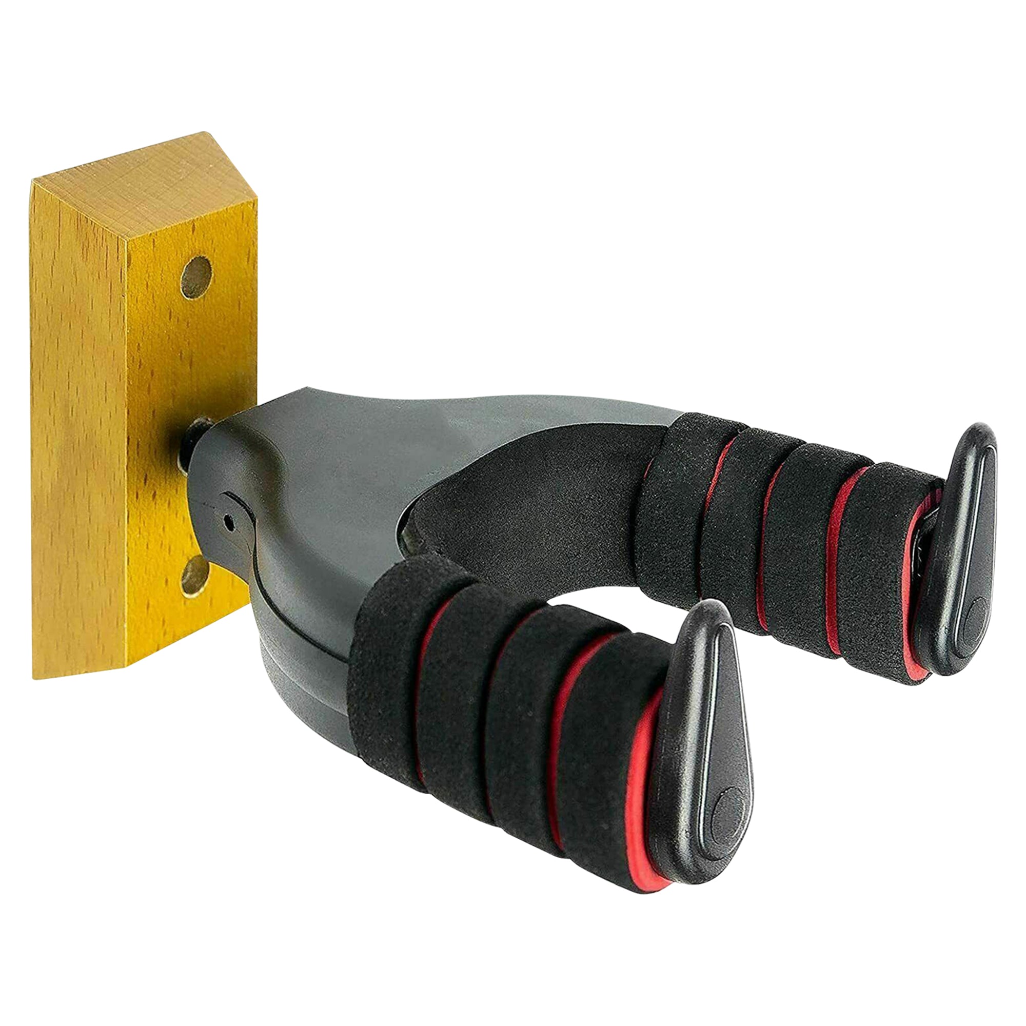 5 Core Guitar Wall Mount Hanger| Guitar Hook Cradle and Wall Mount Auto Lock, Sturdy, Secure and Adjustable Holder for Acoustic and Electric Guitar, U - Mycitystee