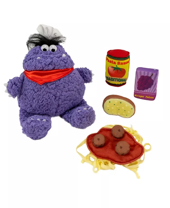 Monster Chef Paulie and Pasta Plush Play Food Doll - Mycitystee