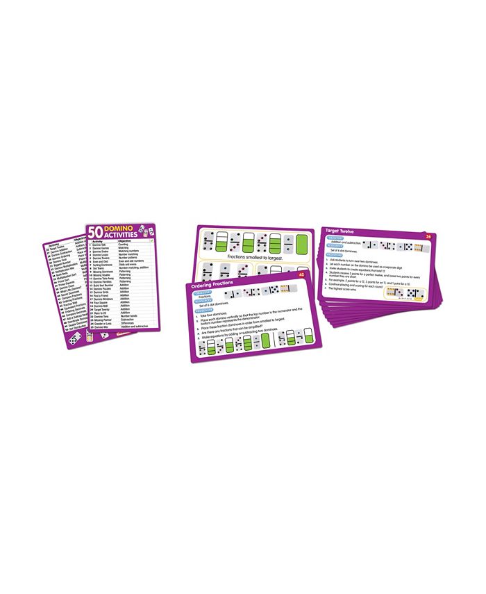Junior Learning 50 Dominoes Activites Learning Game - Mycitystee