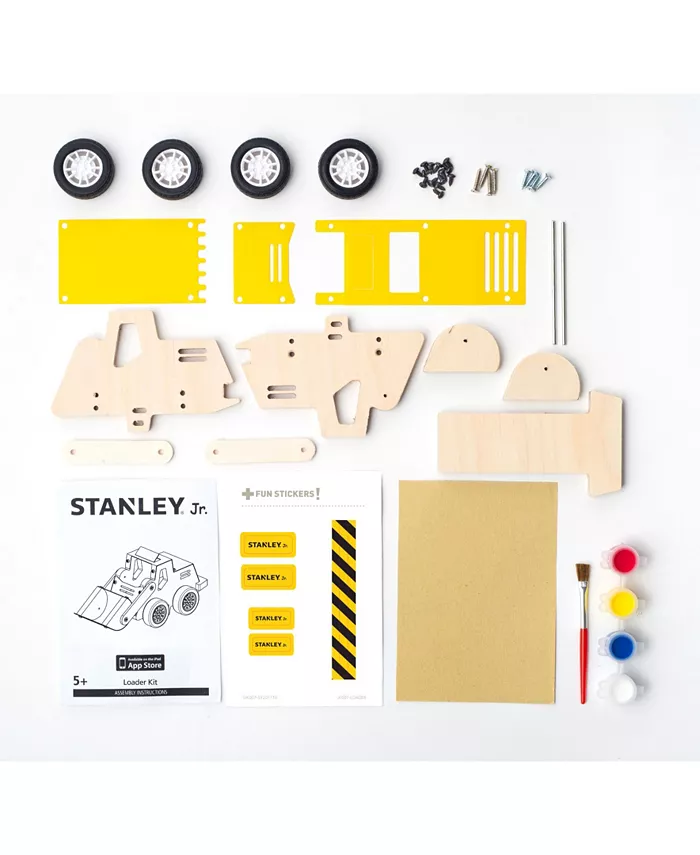 Red Tool Box Stanley Jr Build Your Own Front Loader Kit - Mycitystee