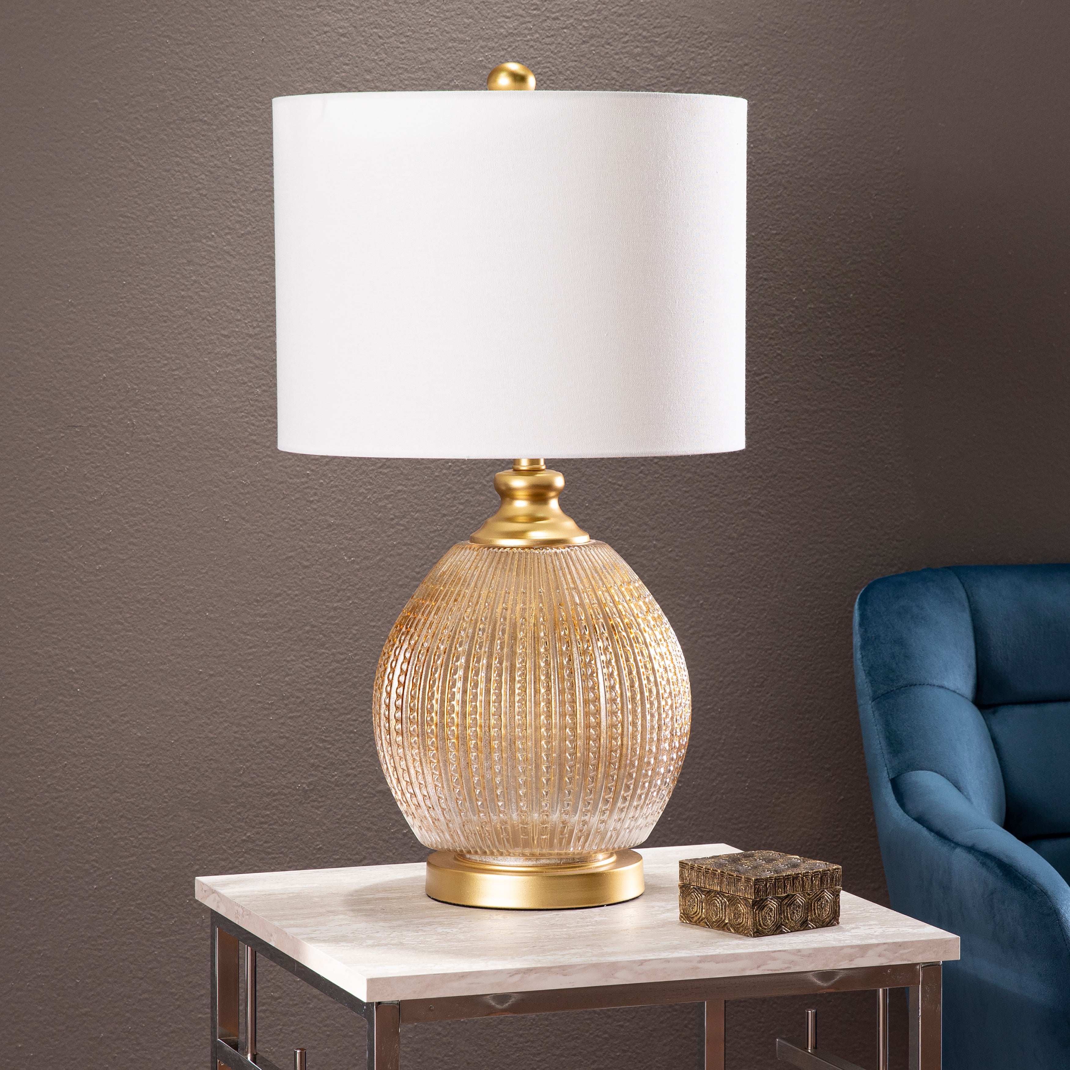 SEI Furniture Velano Gold Table Lamp - Mycitystee