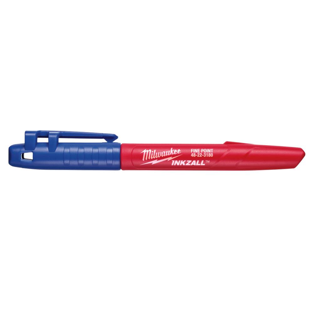 Milwaukee INKZALL Blue Fine Point Marker 48-22-3180 from Milwaukee - Mycitystee