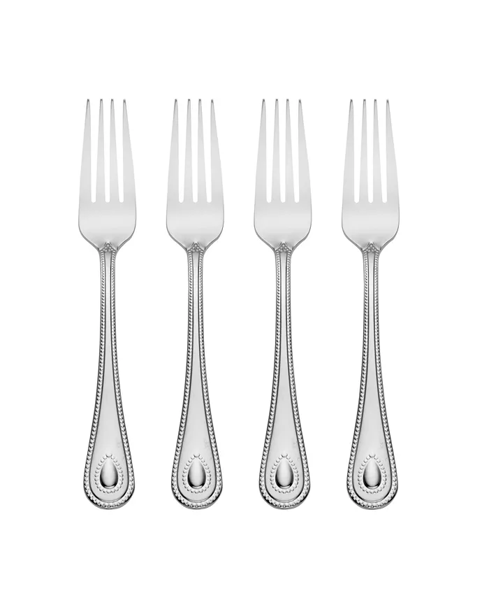 Lenox French Perle Salad Forks， Set of 4 - Mycitystee
