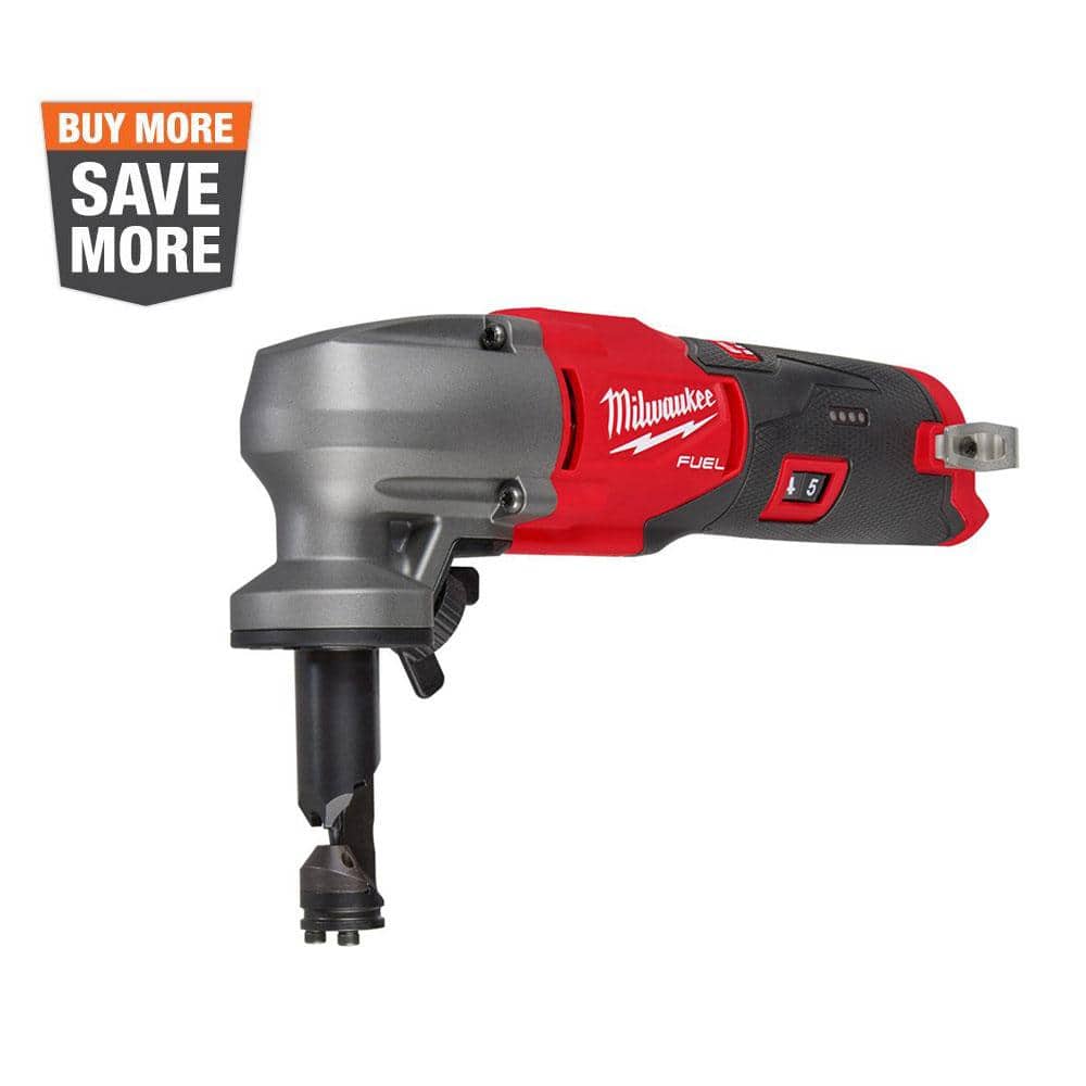 Milwaukee M12 FUEL 12-Volt Lithium-Ion Brushless Cordless 16-Gauge Variable Speed Nibbler (Tool-Only) 2476-20 - Mycitystee