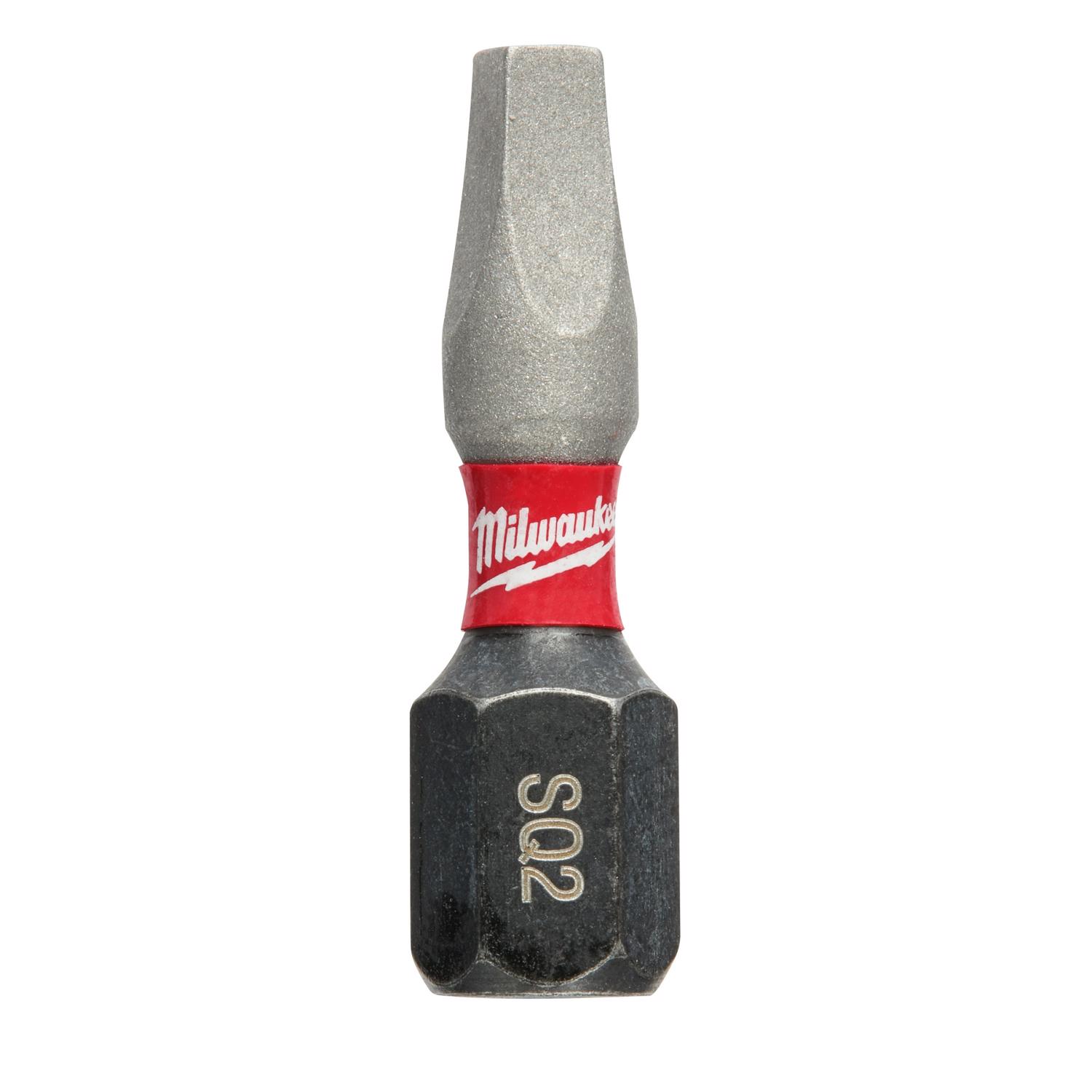 Milwaukee Shockwave Square #2 X 1 in. L Screwdriver Bit Steel 2 pk - Mycitystee