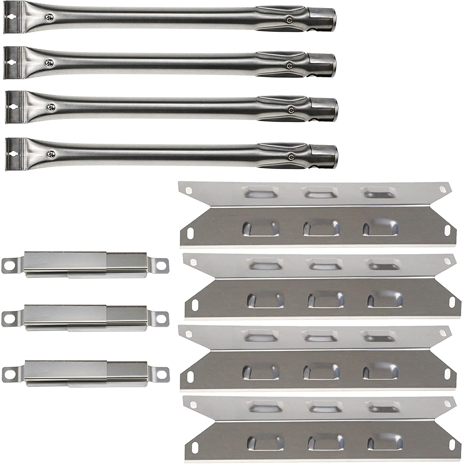 Repair Kit for Kenmore 146.29162310, 146.10038510, 146.29163310 2-4 Burner Gas Grill Models, Burners + Heat Plates - Mycitystee