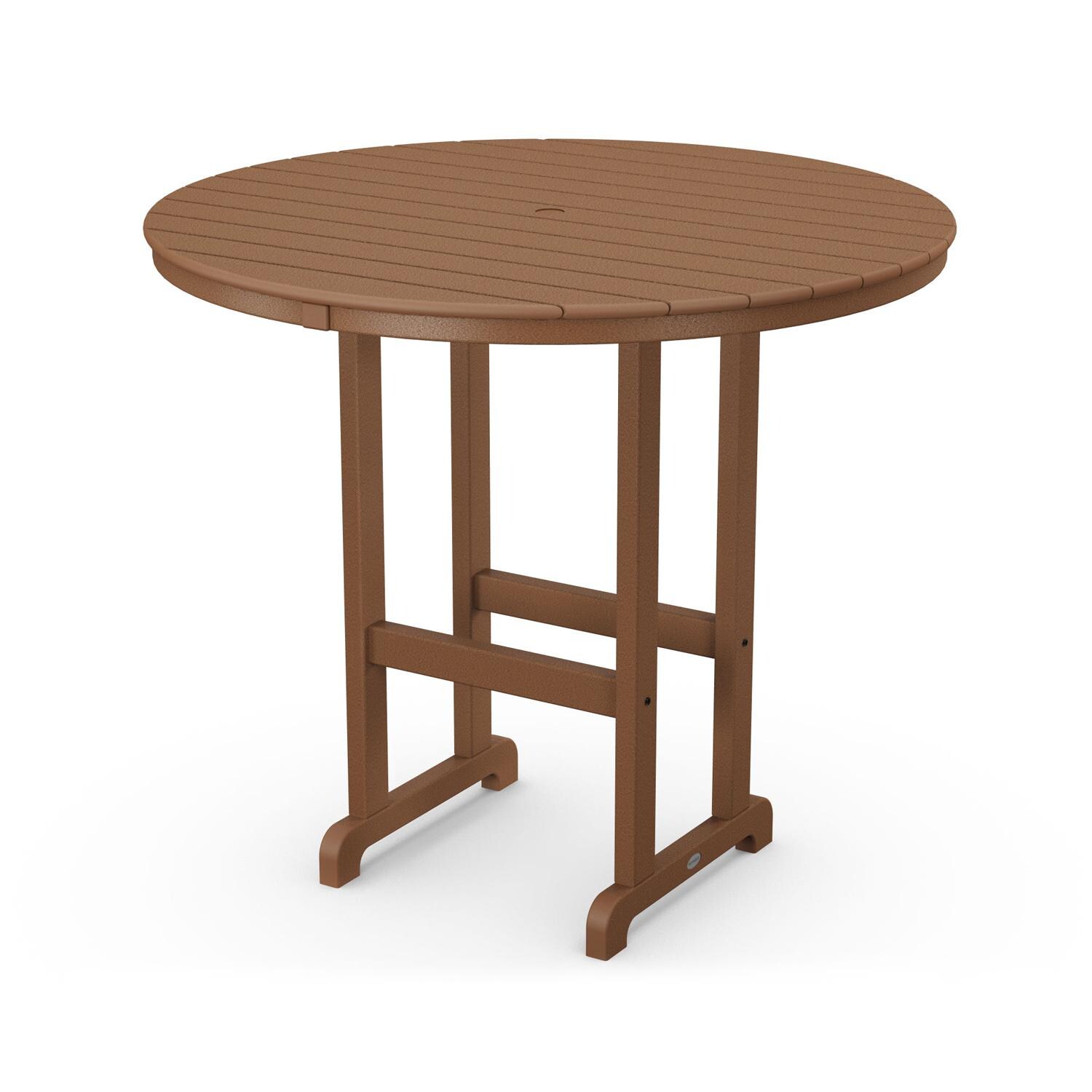POLYWOOD 48-Inch Round Bar Table - Mycitystee