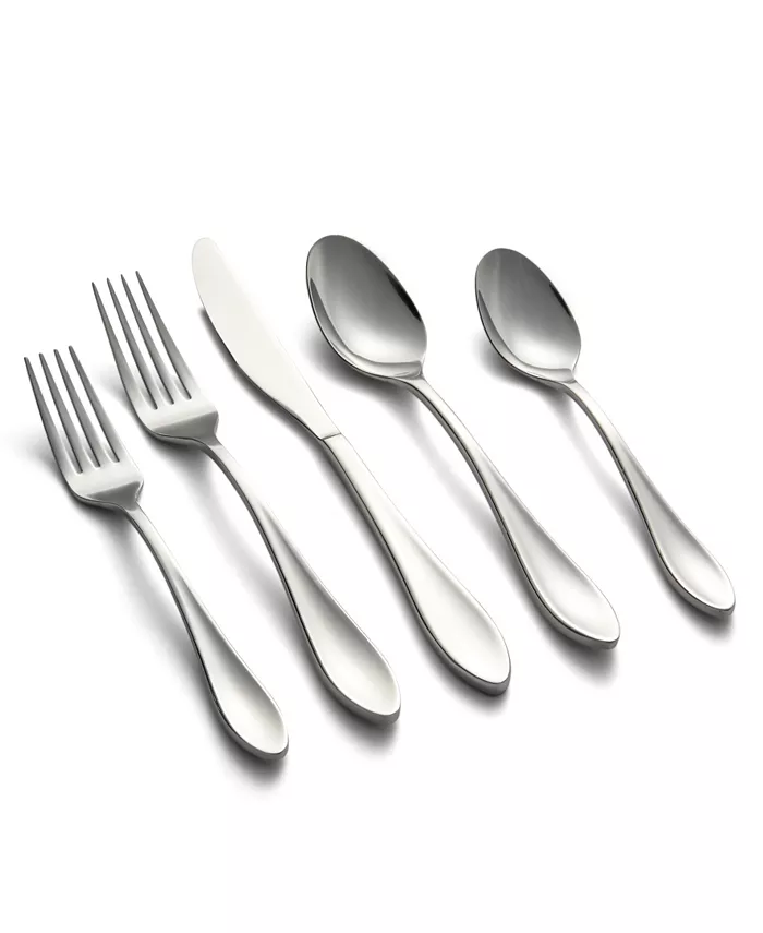 Cambridge Silversmiths Hollen Mirror 20-Piece Flatware Set， Service for 4 - Mycitystee