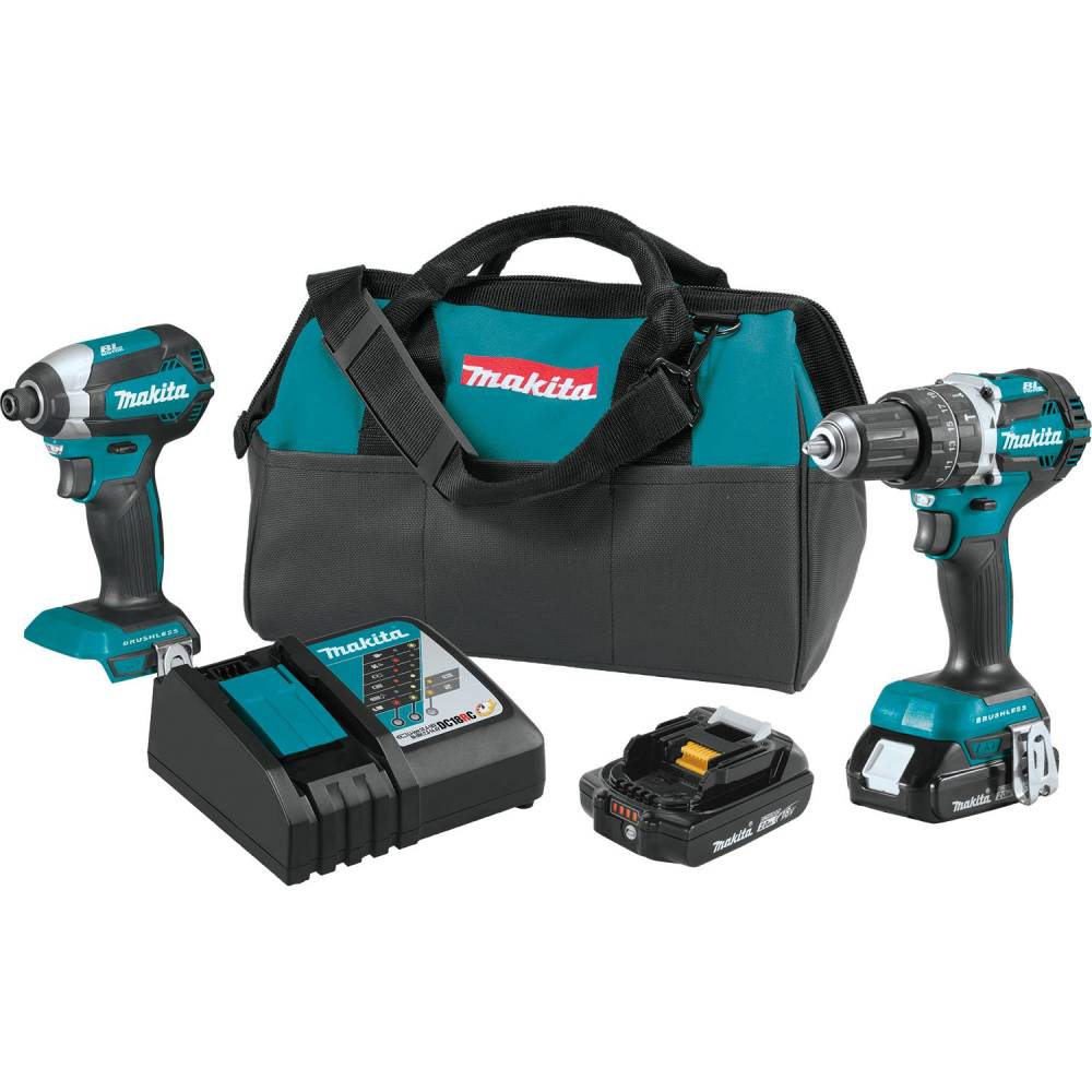 Makita Compact 18V LXT 2pc Drill Impact Combo Kit XT269R from Makita - Mycitystee