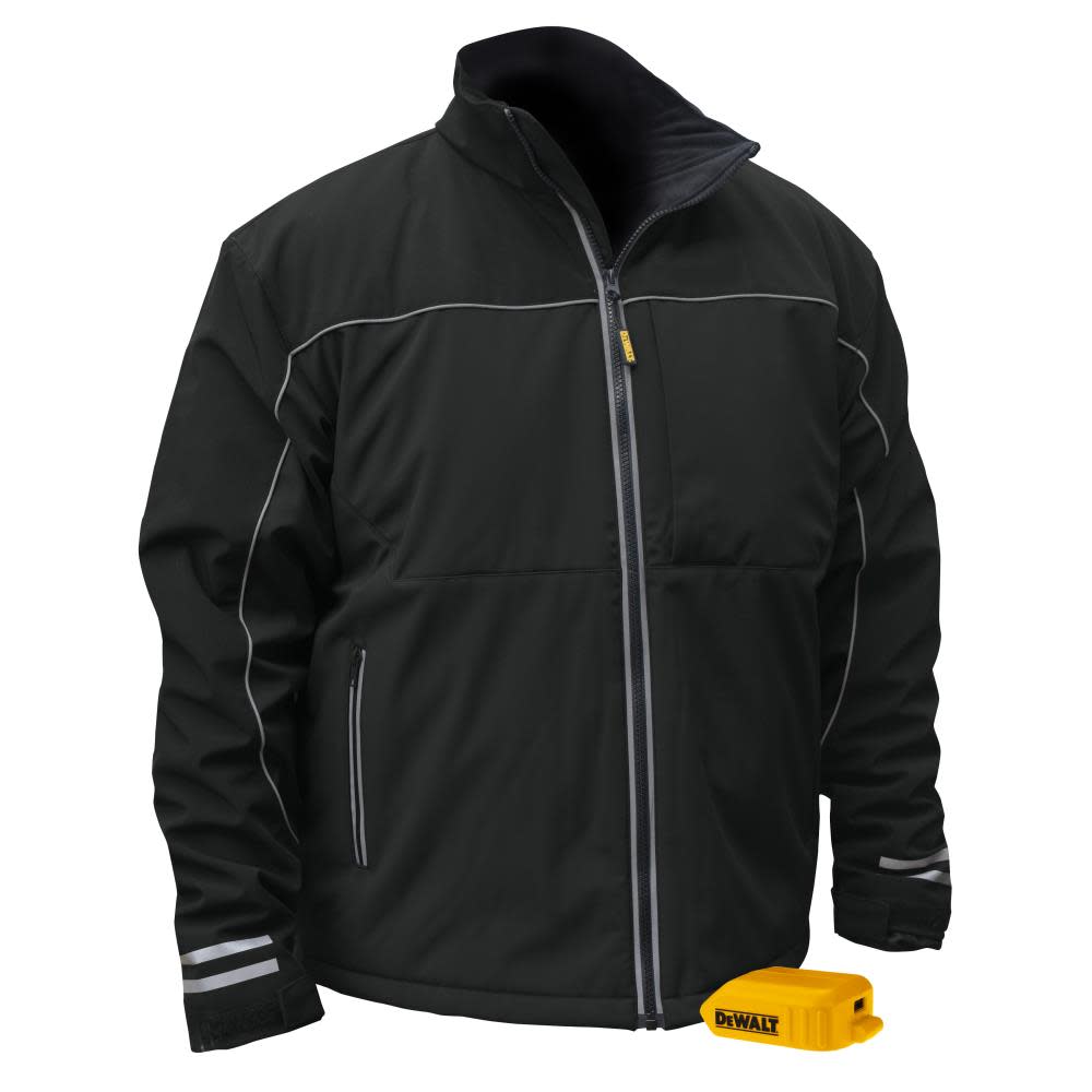 DEWALT Unisex Lightweight Heated Bare Tool Soft Shell Black Work Jacket Medium DCHJ072B-M from DEWALT - Mycitystee